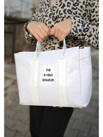 Lucci Beyaz Paraşüt Çanta Lucci Beyaz Paraşüt Çanta