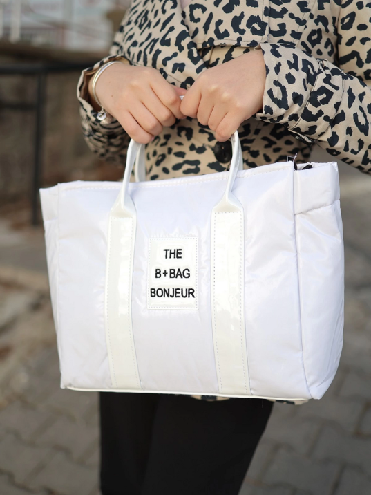 Lucci Beyaz Paraşüt Çanta