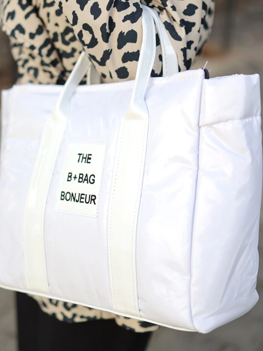 Lucci Beyaz Paraşüt Çanta