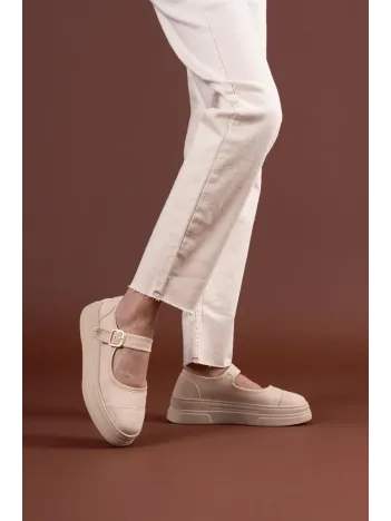 Lunni Bej Keten Spor Ayakkabı