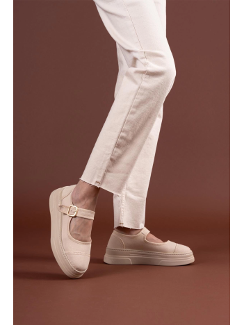 Lunni Bej Keten Spor Ayakkabı Lunni Bej Keten Spor Ayakkabı