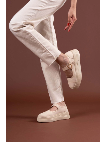 Lunni Bej Keten Spor Ayakkabı Lunni Bej Keten Spor Ayakkabı