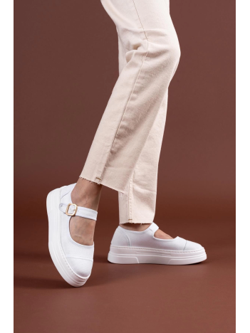 Lunni Beyaz Keten Spor Ayakkabı Lunni Beyaz Keten Spor Ayakkabı