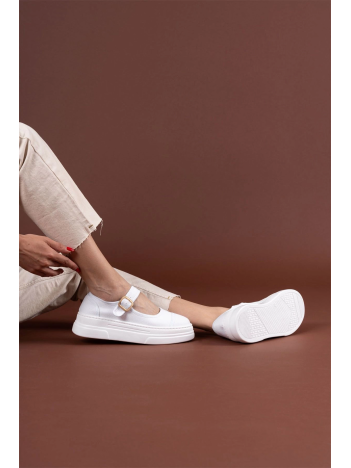 Lunni Beyaz Keten Spor Ayakkabı Lunni Beyaz Keten Spor Ayakkabı