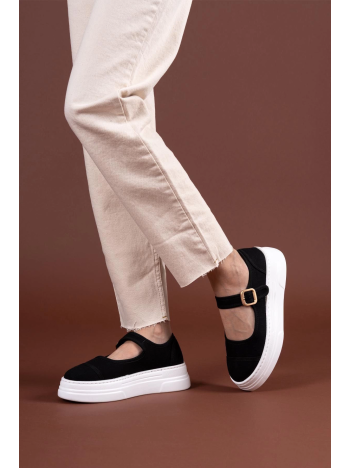 Lunni Siyah Keten Spor Ayakkabı Lunni Siyah Keten Spor Ayakkabı