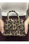 Luxe Leopar Cilt Çanta
