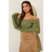 Madonna Çapraz Yaka Bluz Yeşil t4331 Madonna Çapraz Yaka Bluz Yeşil t4331