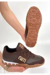 Marje Kahverengi Cilt Bağcıklı Spor Ayakkabı