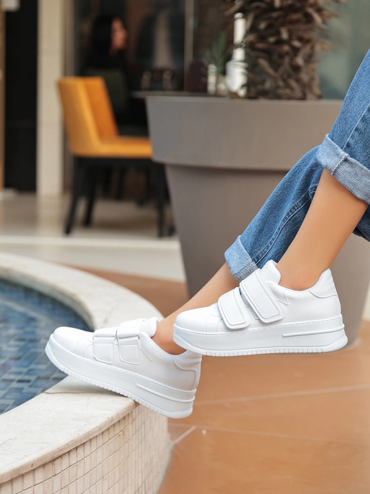 Marx Beyaz Cilt Spor Ayakkabı Marx Beyaz Cilt Spor Ayakkabı