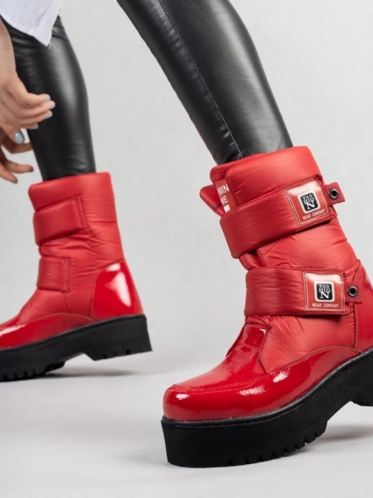 Miah Kırmızı Rugan Kar Bot