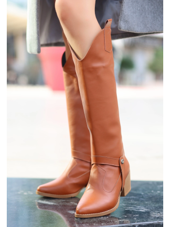 Milla Taba Cilt Tak Çıkar Topuklu Bot Ve Çizme Milla Taba Cilt Tak Çıkar Topuklu Bot Ve Çizme