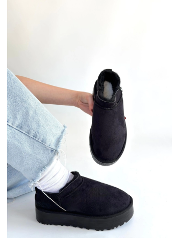 Mitay Siyah Süet Bot Mitay Siyah Süet Bot