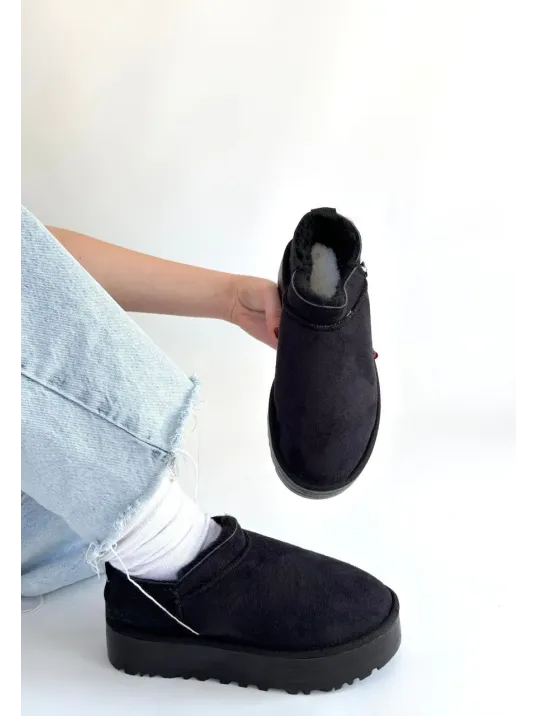 Mitay Siyah Süet Bot