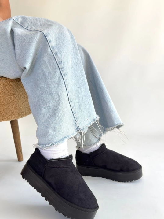 Mitay Siyah Süet Bot Mitay Siyah Süet Bot