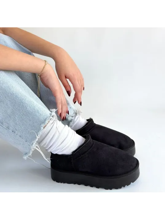 Mitay Siyah Süet Bot