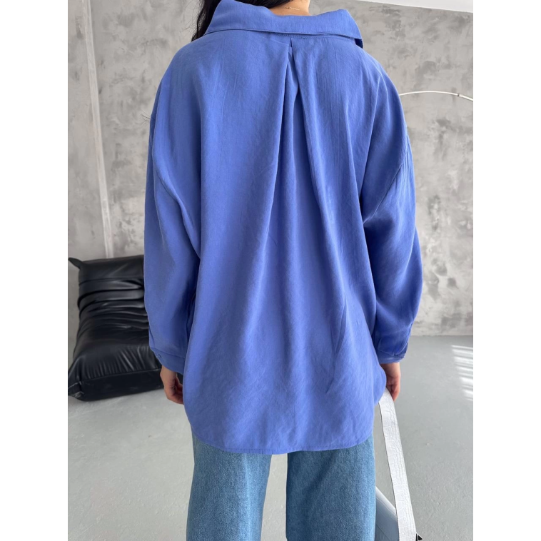 Modal oversize cepli gömlek Modal oversize cepli gömlek