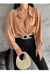 Modal Oversize Cepli Gömlek