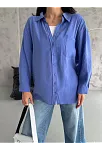 Modal Oversize Cepli Gömlek