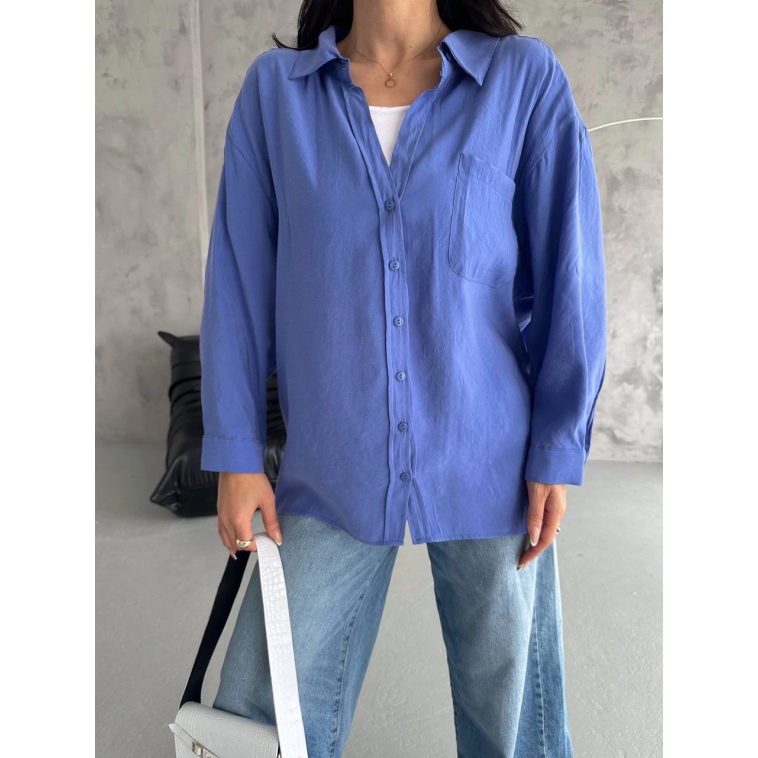 Modal oversize cepli gömlek Modal oversize cepli gömlek