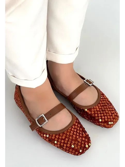Moden Taba Süet Babae Ayakkabı