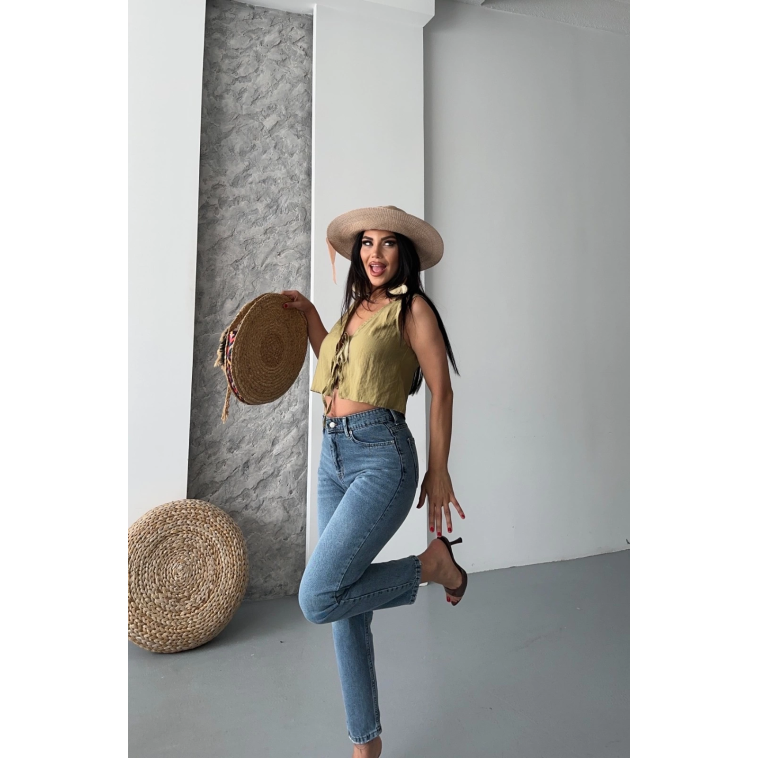Mom fit bıyık kar yıkama jeans pantolon koyu mavi d2006 Mom fit bıyık kar yıkama jeans pantolon koyu mavi d2006