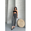 Mom fit enzim taş yıkama jeans pantolon füme d2006 Mom fit enzim taş yıkama jeans pantolon füme d2006
