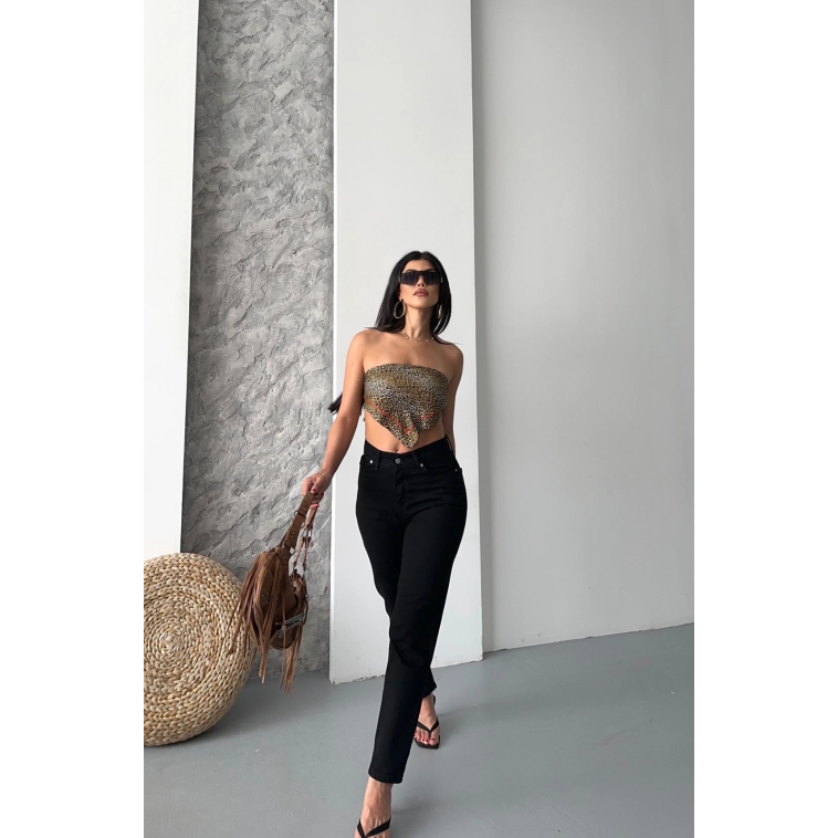 Mom fit enzim taş yıkama jeans pantolon siyah d2006 Mom fit enzim taş yıkama jeans pantolon siyah d2006