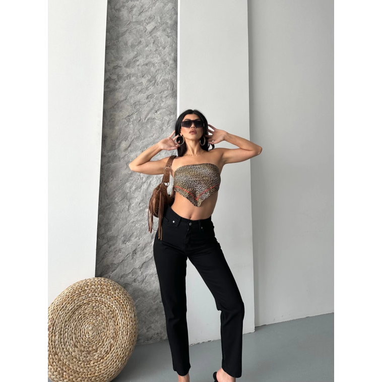 Mom fit enzim taş yıkama jeans pantolon siyah d2006 Mom fit enzim taş yıkama jeans pantolon siyah d2006