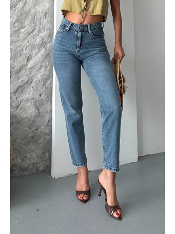 Mom fit kar yıkama bıyık detaylı jeans pantolon d2006 Mom fit kar yıkama bıyık detaylı jeans pantolon d2006