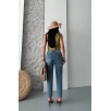 Mom fit kar yıkama bıyık detaylı jeans pantolon d2006 Mom fit kar yıkama bıyık detaylı jeans pantolon d2006