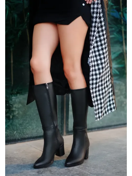 Morena Siyah Cilt Çizme Morena Siyah Cilt Çizme