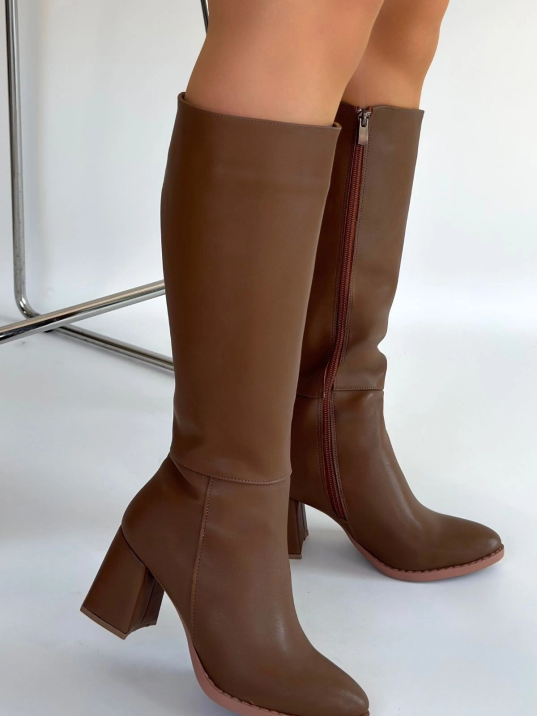 Morena Vizon Cilt Bejtopuklu Çizme