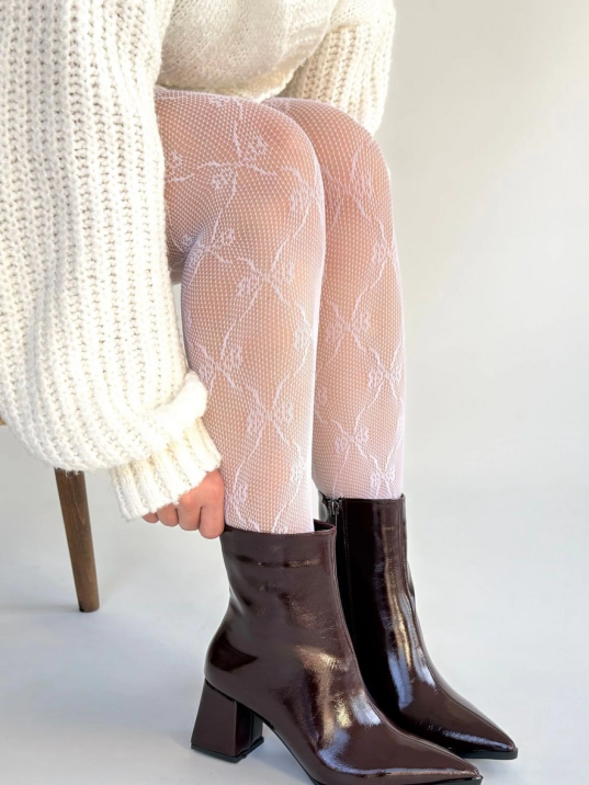 Mosy Bordo Rugan Topuklu Bot