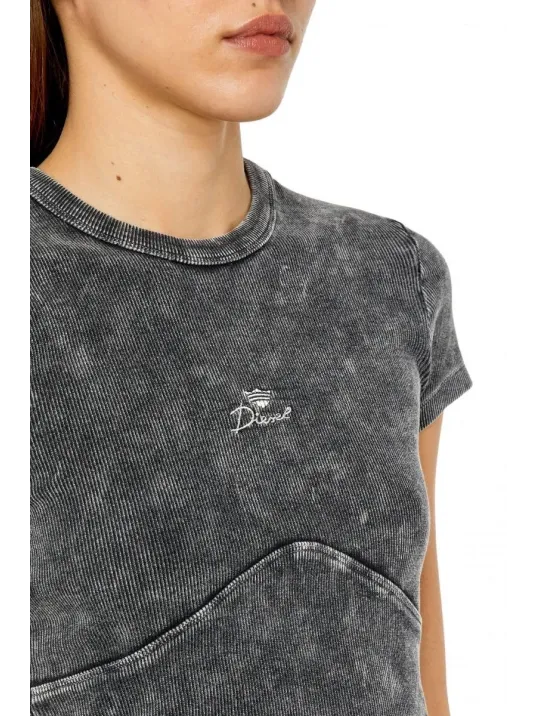 Nakış İşlemeli Asit Yıkamalı Bluz