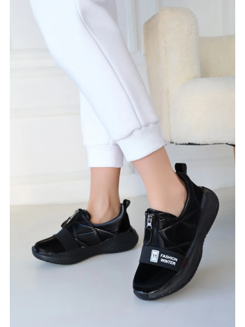 Nikeo Siyah Paraşüt Siyah Tabanlı Spor Ayakkabı Nikeo Siyah Paraşüt Siyah Tabanlı Spor Ayakkabı