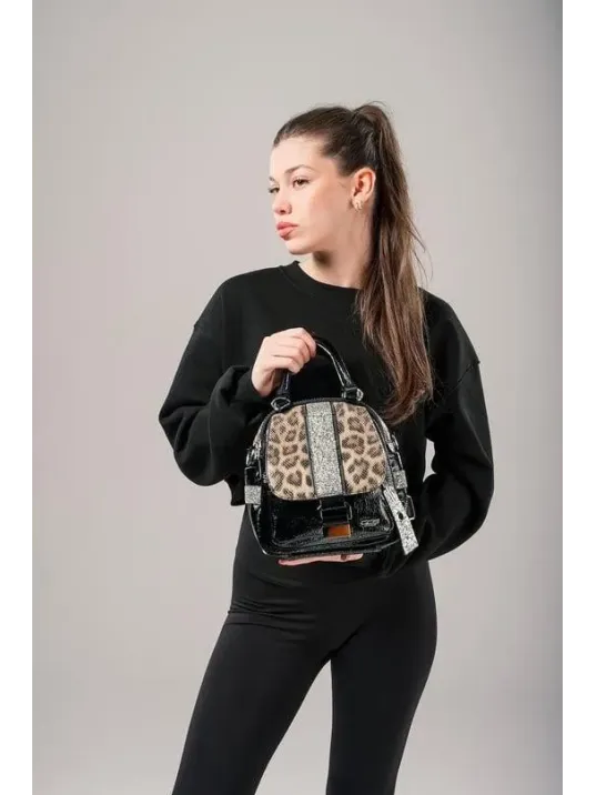 Ojwe Siyah Cilt Kol Ve Sırt Çantası