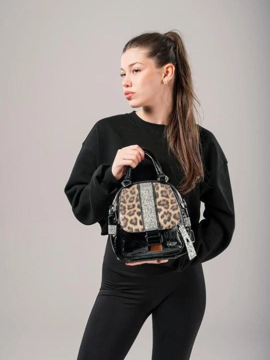 Ojwe Siyah Cilt Kol Ve Sırt Çantası