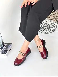 Okira Bordo Rugan Oxford Ayakkabı