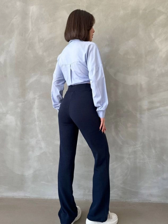 Önü cumalı ithal krep pantolon Önü cumalı ithal krep pantolon