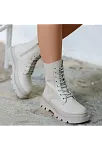 Orge Bej Cilt Bağcıklı Bot