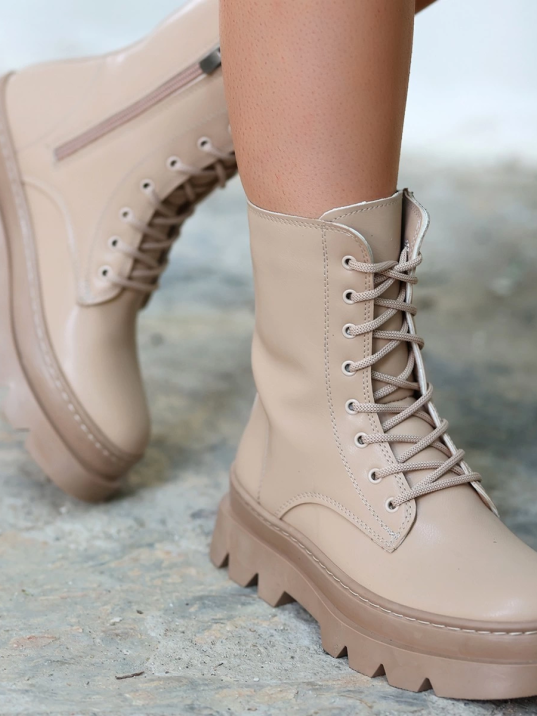 Orge Nude Cilt Bağcıklı Bot