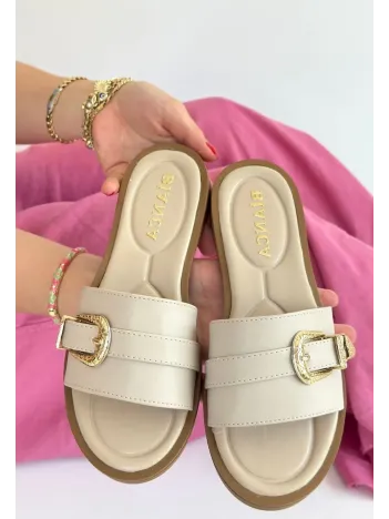 Orja Bej Cilt Terlik