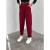 örme krep pantolon çift düğmeli örme krep pantolon çift düğmeli