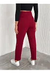 Örme Krep Pantolon Çift Düğmeli