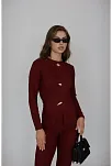 Ottoman Alt Üst Takım Bordo Pt510442