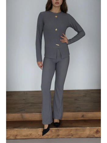 Ottoman Alt Üst Takım Gri Pt510442