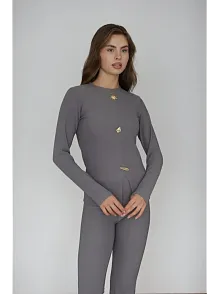 Ottoman Alt Üst Takım Gri Pt510442