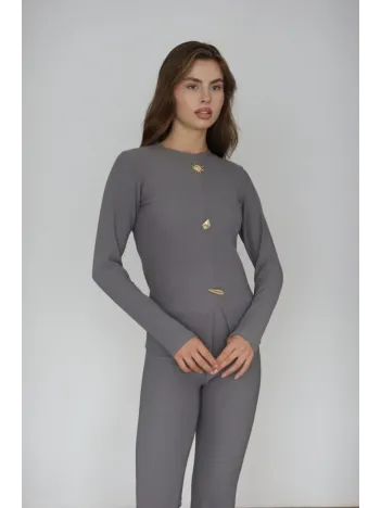 Ottoman Alt Üst Takım Gri Pt510442 Ottoman Alt Üst Takım Gri Pt510442