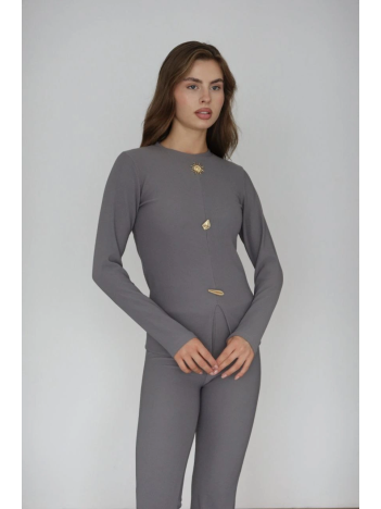 Ottoman Alt Üst Takım Gri Pt510442 Ottoman Alt Üst Takım Gri Pt510442