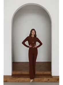 Ottoman Alt Üst Takım Kahve Pt510442